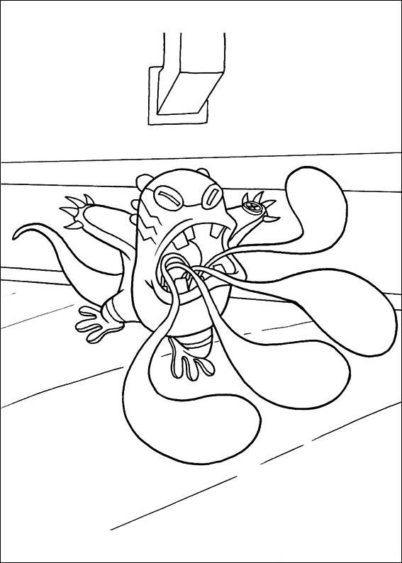 Fisă de colorat cu Ben 10 de colorat p59