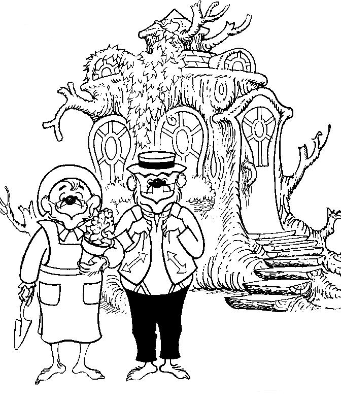 Fisă de colorat cu Berenstain bears de colorat p07