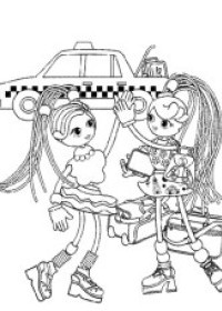 Fisă de colorat cu Betty spaghetti de colorat p06