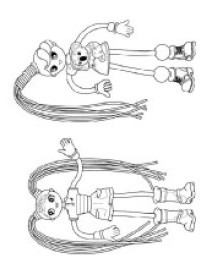 Fisă de colorat cu Betty spaghetti de colorat p07