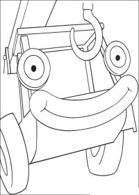 Fisă de colorat cu Bob The Builder p10