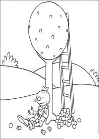 Fisă de colorat cu Bob The Builder p15