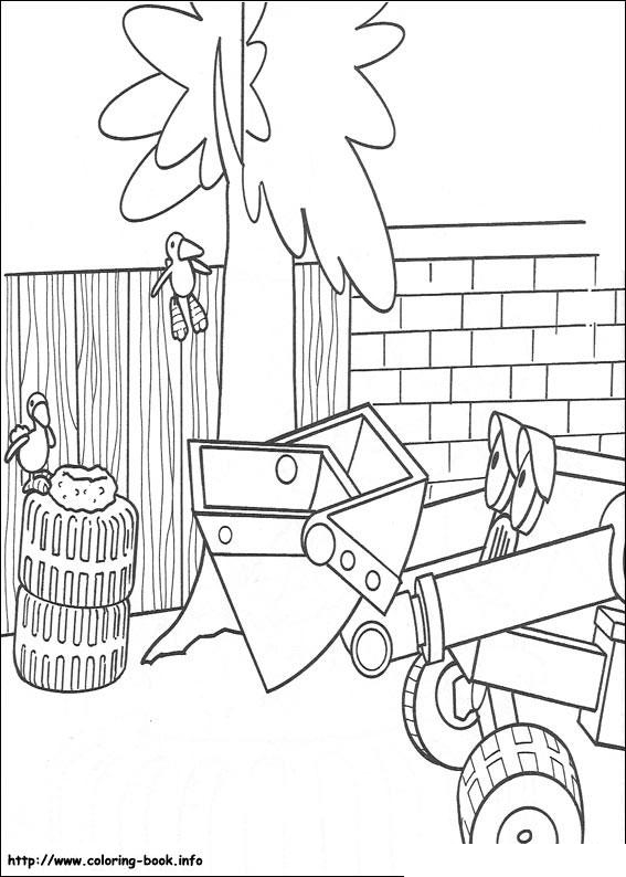 Fisă de colorat cu Bob The Builder p25