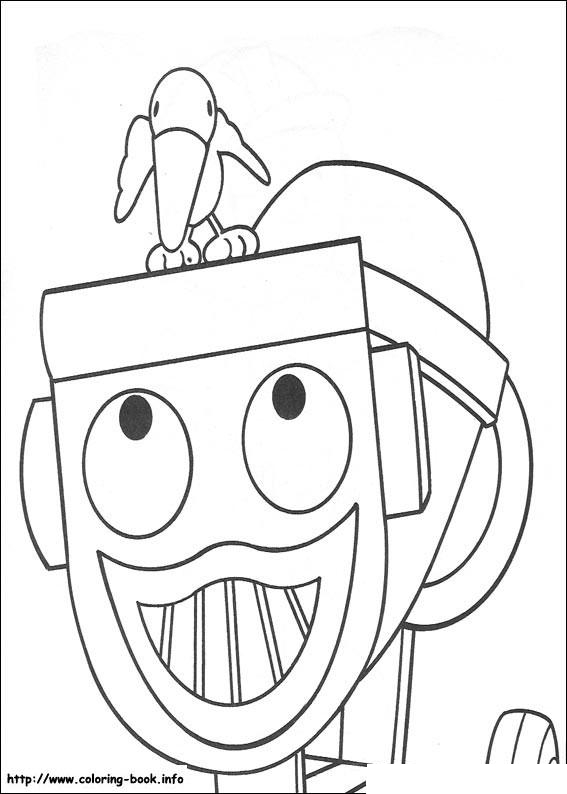 Fisă de colorat cu Bob The Builder p39