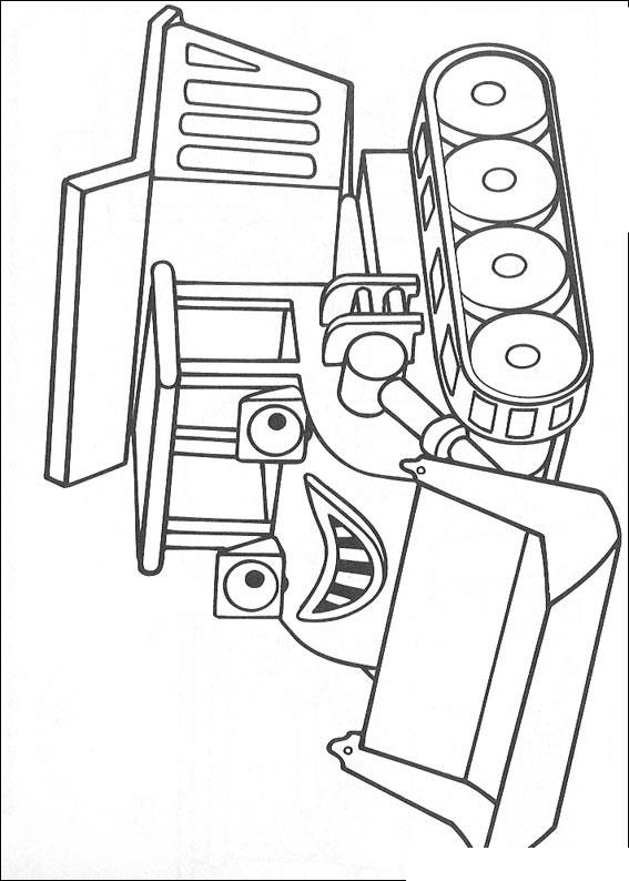 Fisă de colorat cu Bob The Builder p40