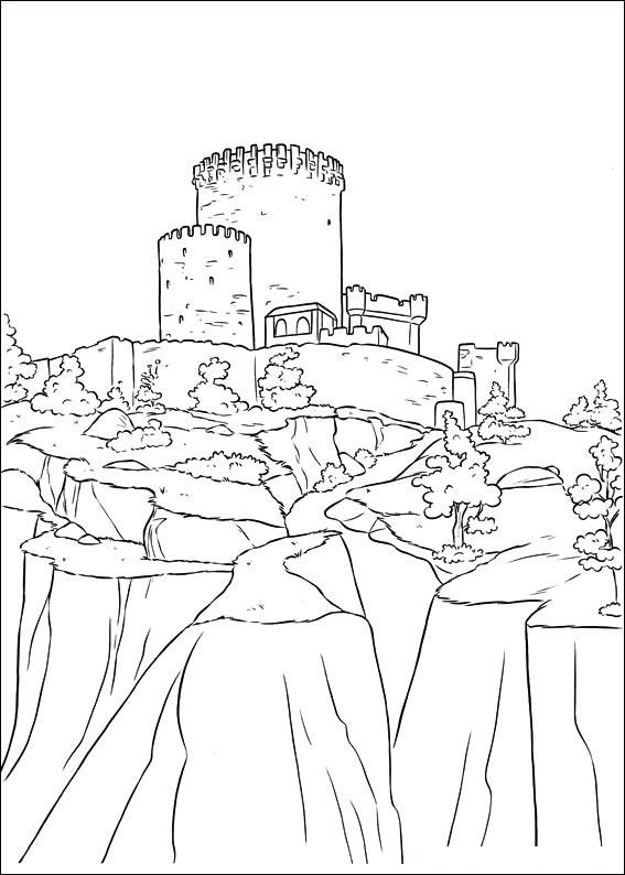 Fisă de colorat cu Brave de colorat p14
