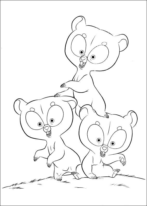 Fisă de colorat cu Brave de colorat p72