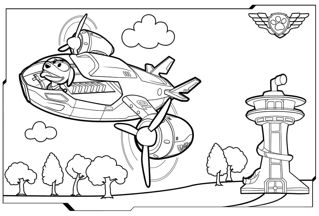 Patrula Cățelușilor de colorat p57