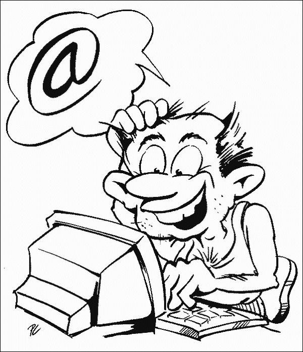 Fisă de colorat cu Calculatoare de colorat p03