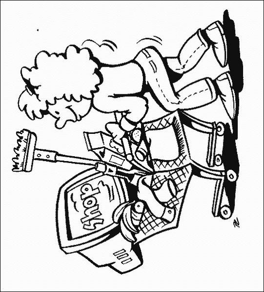 Fisă de colorat cu Calculatoare de colorat p20