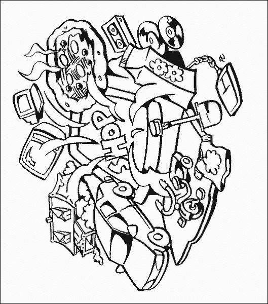 Fisă de colorat cu Calculatoare de colorat p21