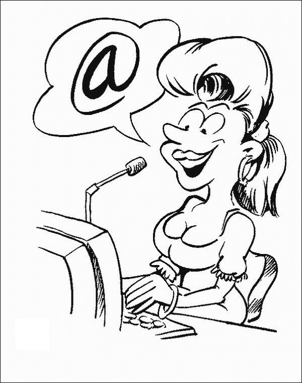 Fisă de colorat cu Calculatoare de colorat p25