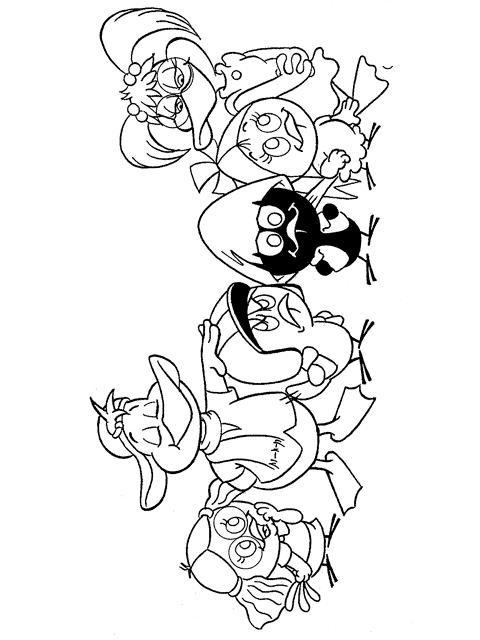 Fisă de colorat cu Calimero de colorat p10