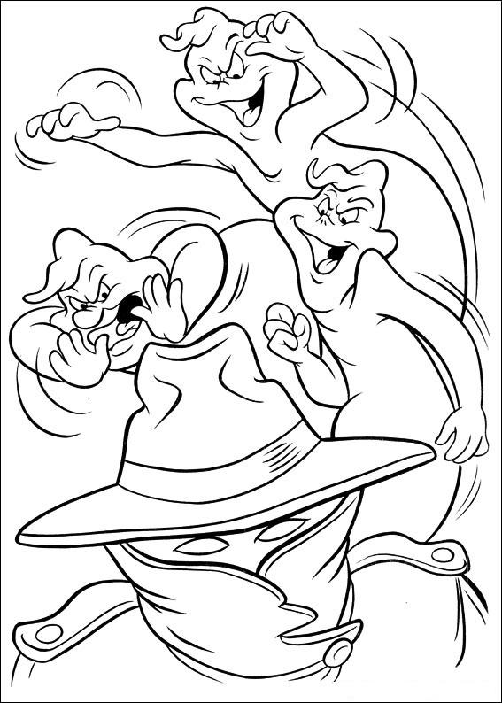 Fisă de colorat cu Casper de colorat p19