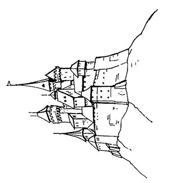 Fisă de colorat cu Castele de colorat p10
