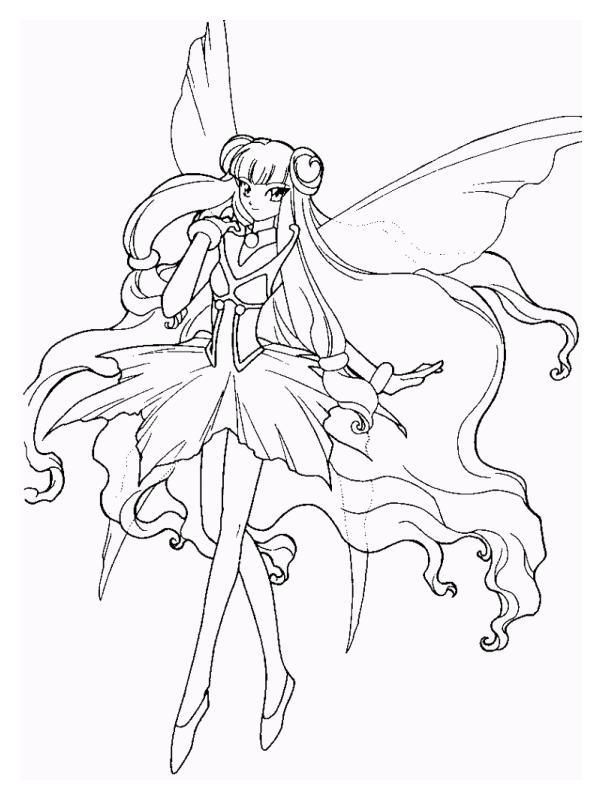 Fisă de colorat cu Cavalerul magic rayearth de colorat p26