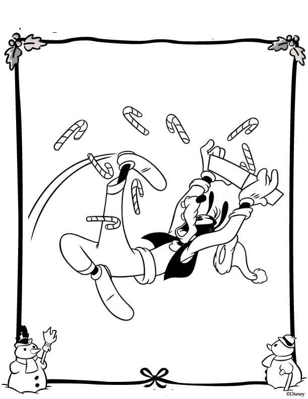 Fisă de colorat cu Christmas disney de colorat p06