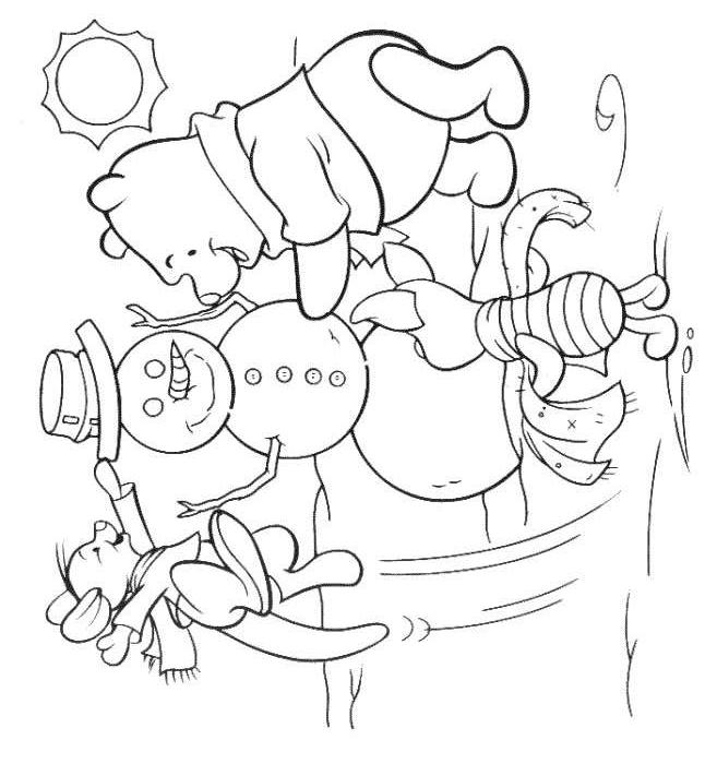 Fisă de colorat cu Christmas disney de colorat p09