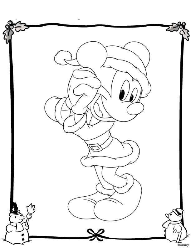 Fisă de colorat cu Christmas disney de colorat p21