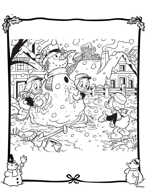 Fisă de colorat cu Christmas disney de colorat p26