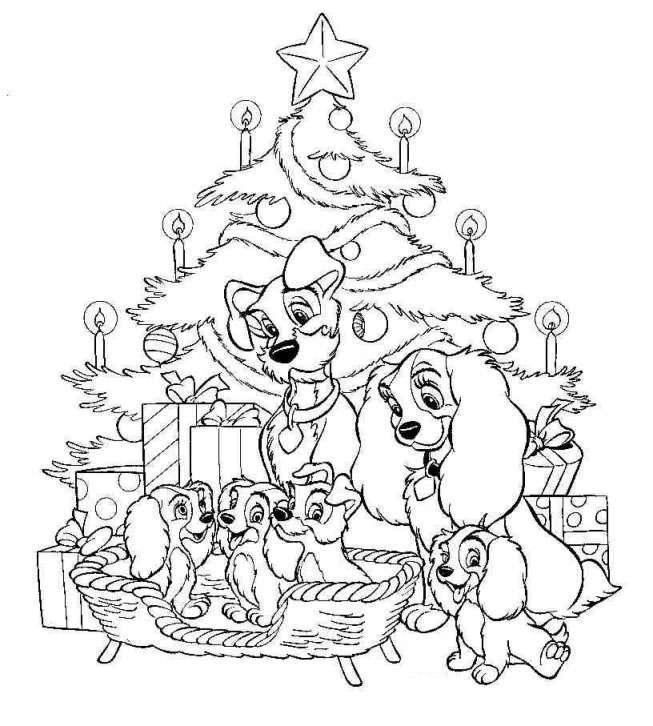 Fisă de colorat cu Christmas disney de colorat p32