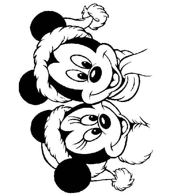 Fisă de colorat cu Christmas disney de colorat p40