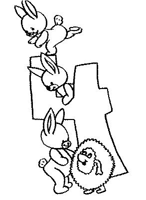 Fisă de colorat cu Cifre de colorat p04