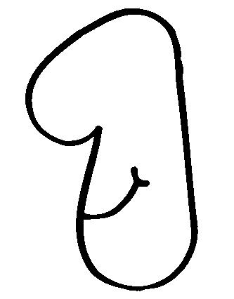 Fisă de colorat cu Cifre de colorat p11