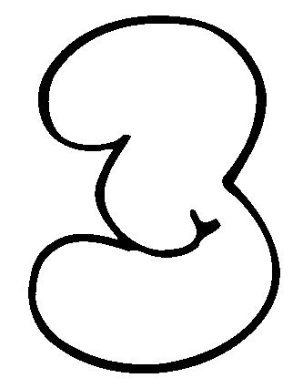 Fisă de colorat cu Cifre de colorat p13