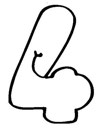 Fisă de colorat cu Cifre de colorat p14