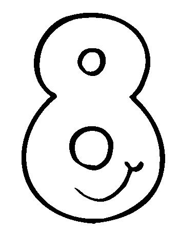 Fisă de colorat cu Cifre de colorat p18