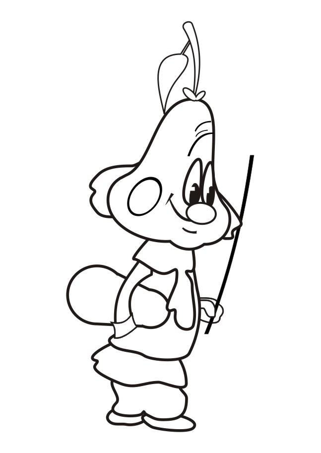 Fisă de colorat cu Cipollino de colorat p07