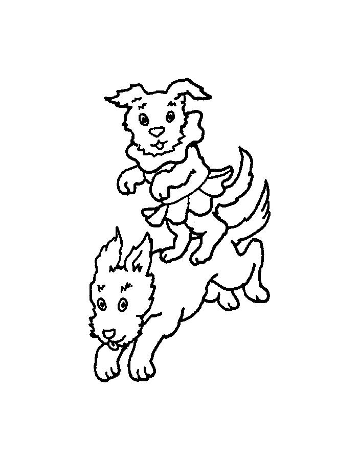 Fisă de colorat cu Circul de colorat p09