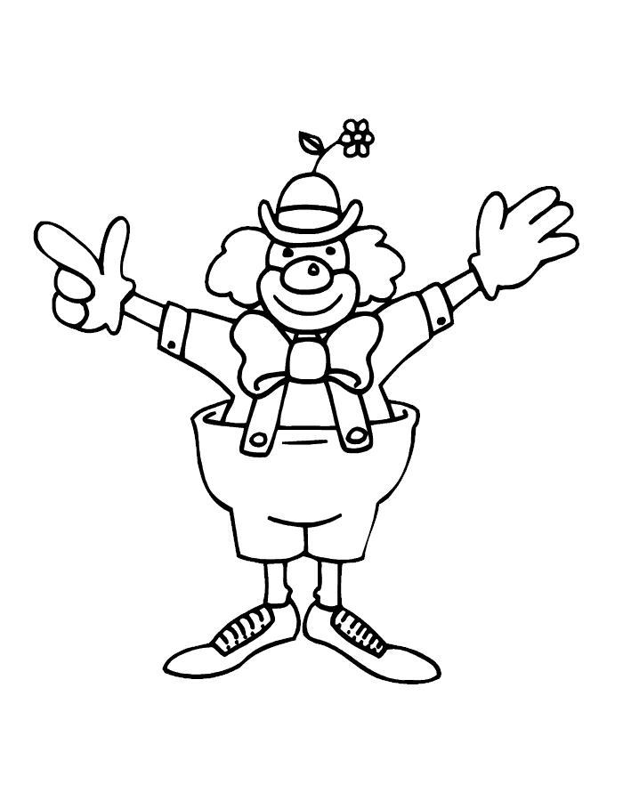 Fisă de colorat cu Circul de colorat p11