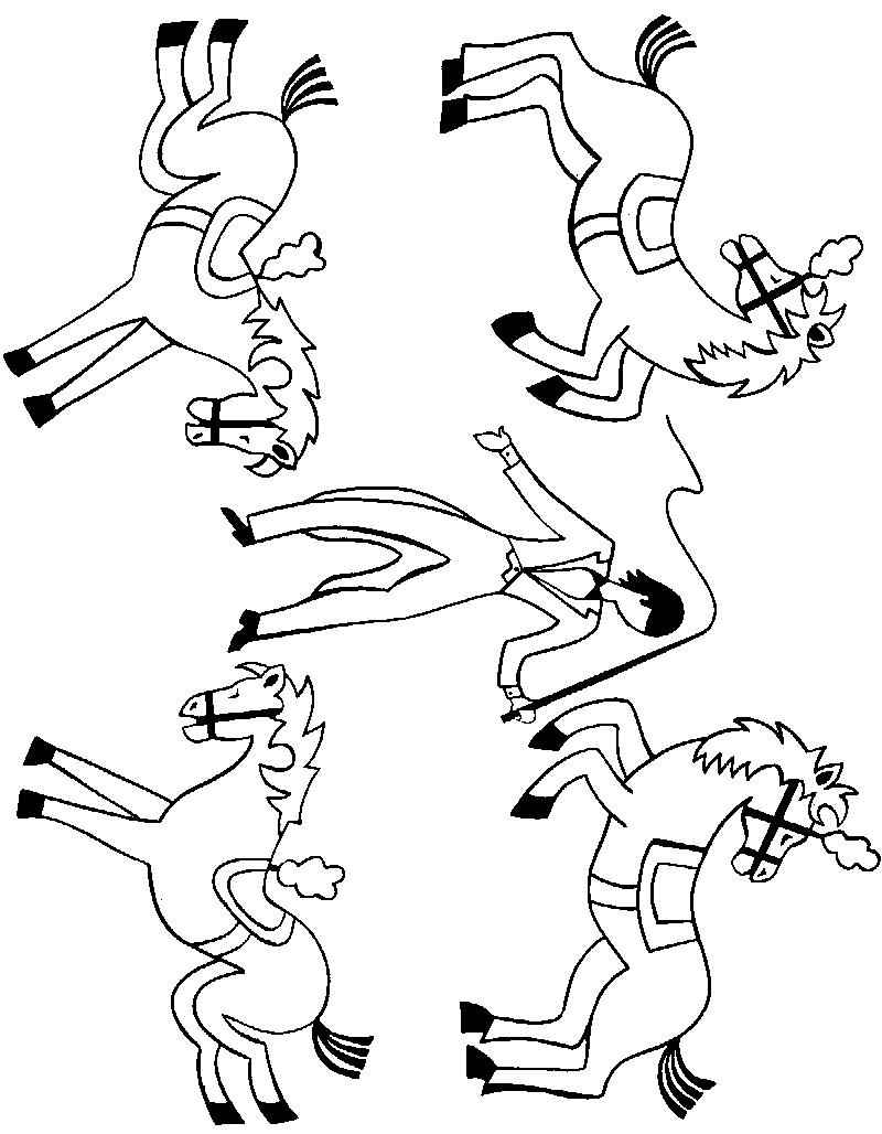 Fisă de colorat cu Circul de colorat p25