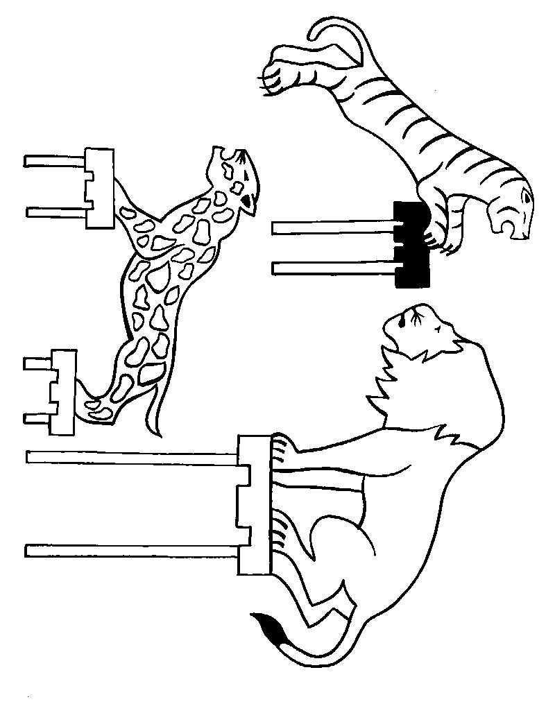 Fisă de colorat cu Circul de colorat p30