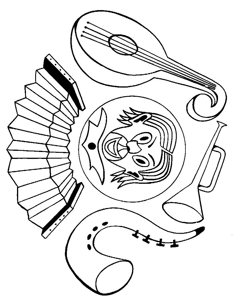 Fisă de colorat cu Circul de colorat p34