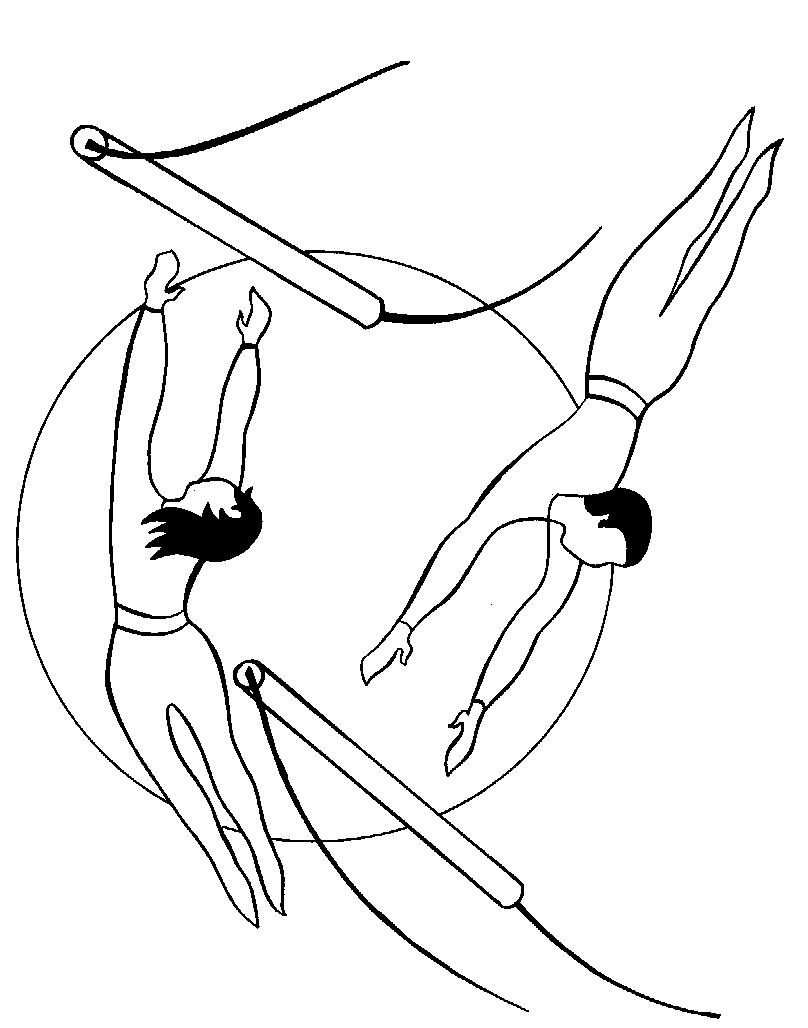 Fisă de colorat cu Circul de colorat p40