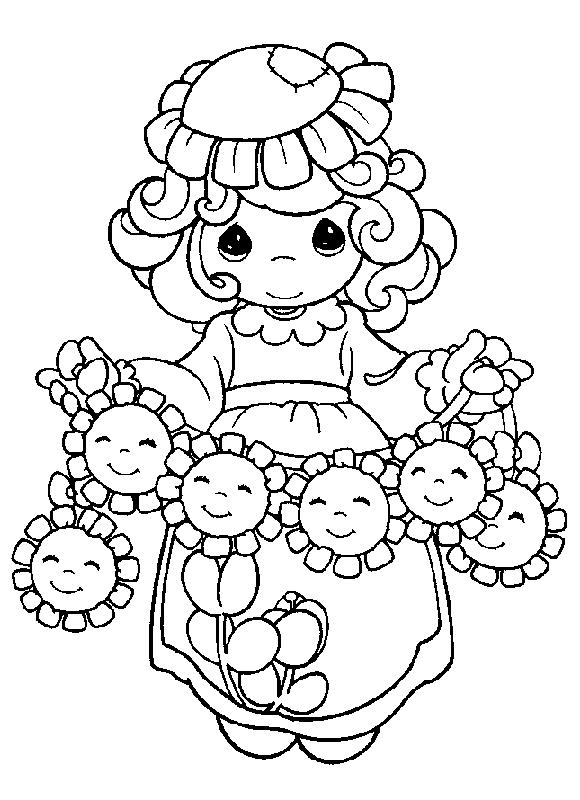 Fisă de colorat cu Copii de colorat p27