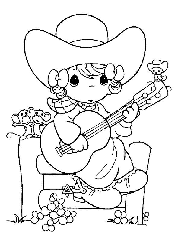 Fisă de colorat cu Copii de colorat p28