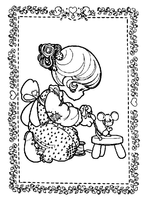 Fisă de colorat cu Copii de colorat p44