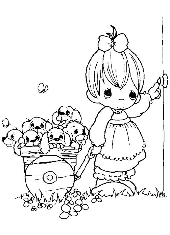 Fisă de colorat cu Copii de colorat p47