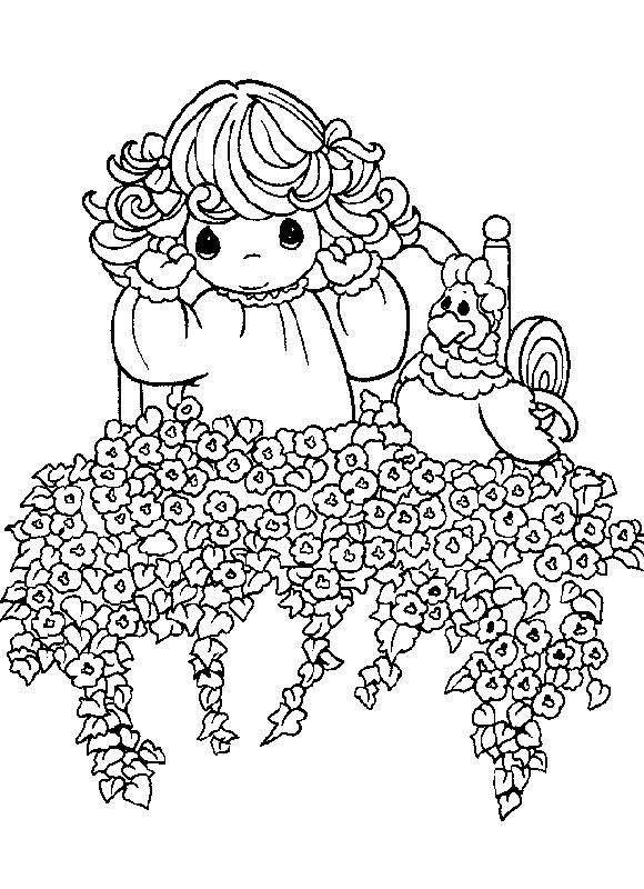 Fisă de colorat cu Copii de colorat p58