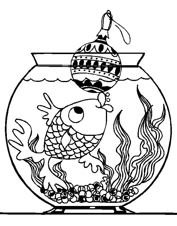 Fisă de colorat cu Craciun animale de colorat p08