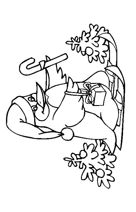 Fisă de colorat cu Craciun animale de colorat p14