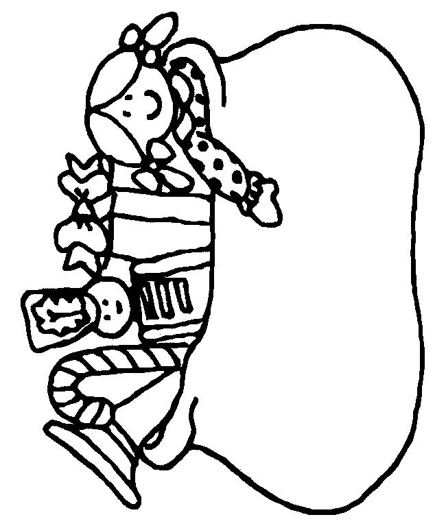 Fisă de colorat cu Craciun cadouri de colorat p04