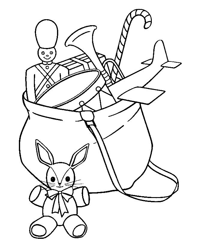 Fisă de colorat cu Craciun cadouri de colorat p05