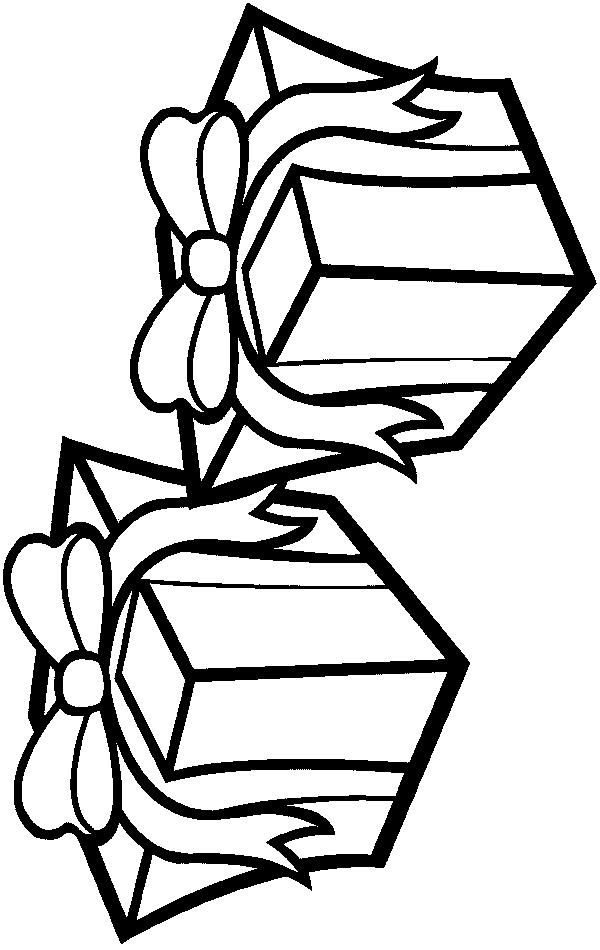 Fisă de colorat cu Craciun cadouri de colorat p20