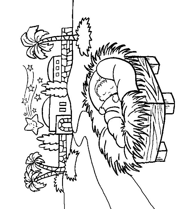 Fisă de colorat cu Craciun cei trei magi de colorat p03
