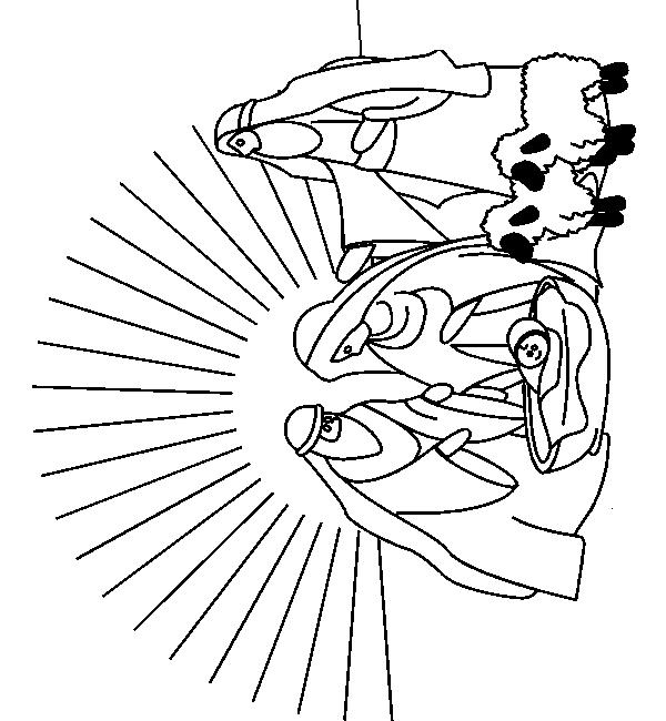 Fisă de colorat cu Craciun cei trei magi de colorat p05